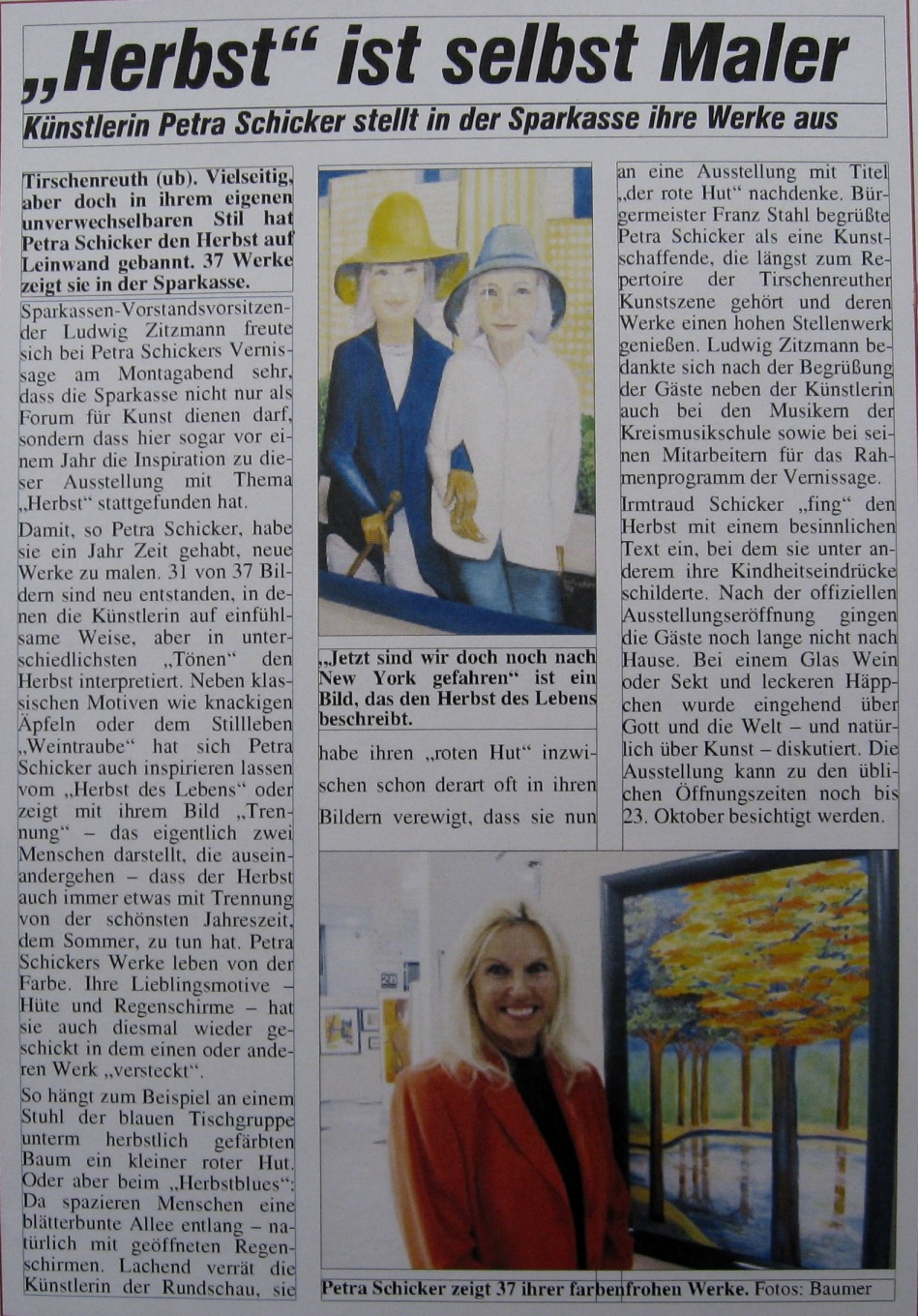 Artikel von Ulla Baumer in der 